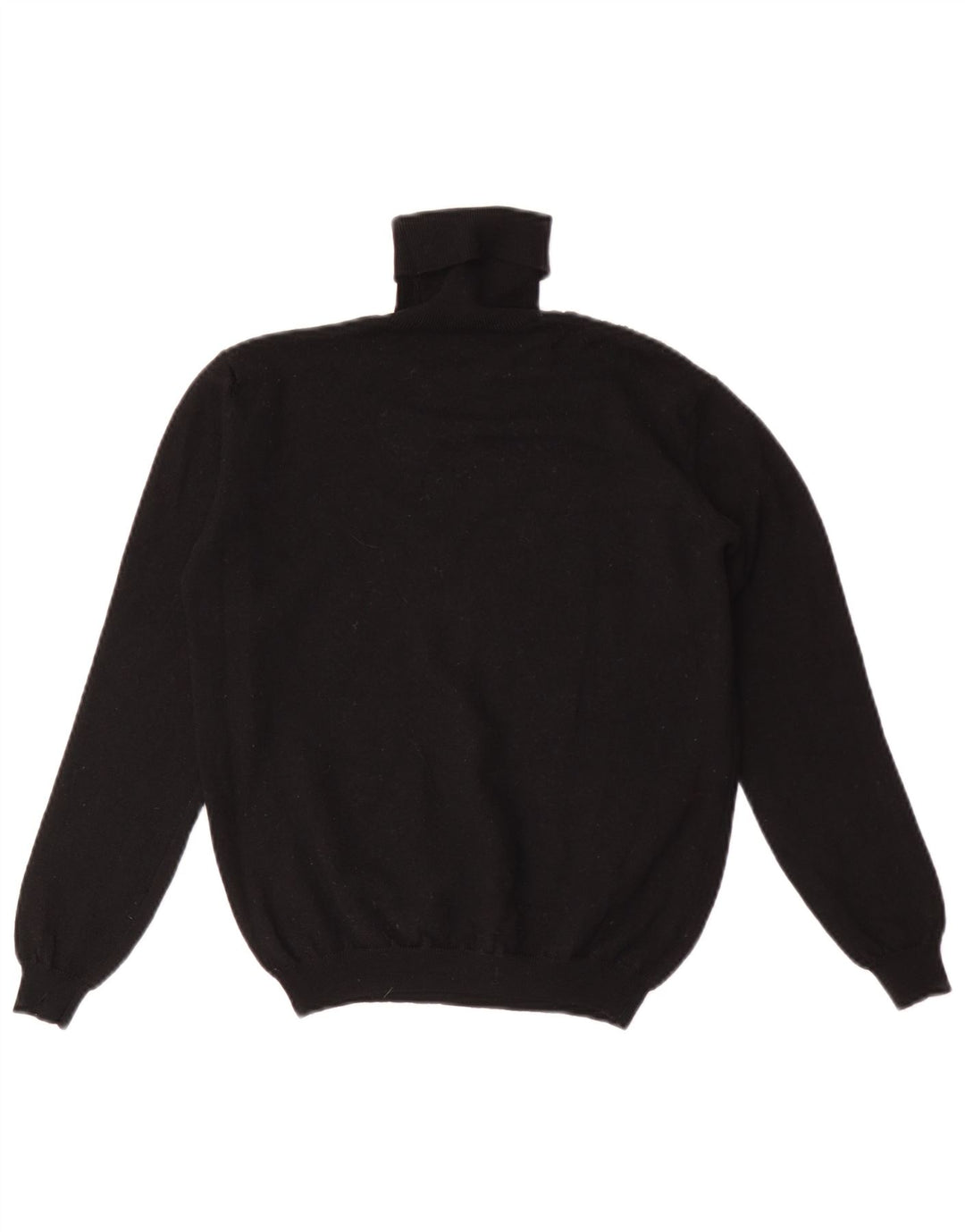 Maglione da donna Trussardi corto con collo alto UK 8 piccolo nero