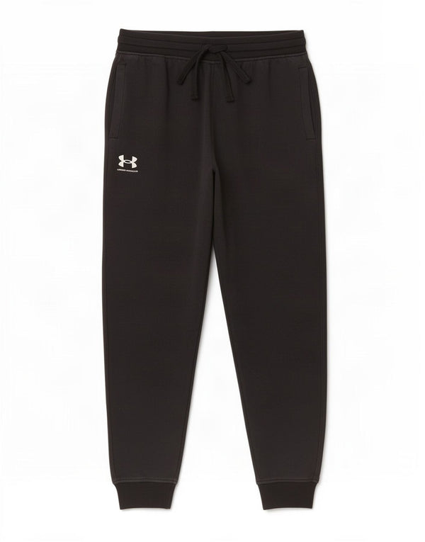Pantaloni da tuta da uomo Under Armour Joggers grandi in cotone nero
