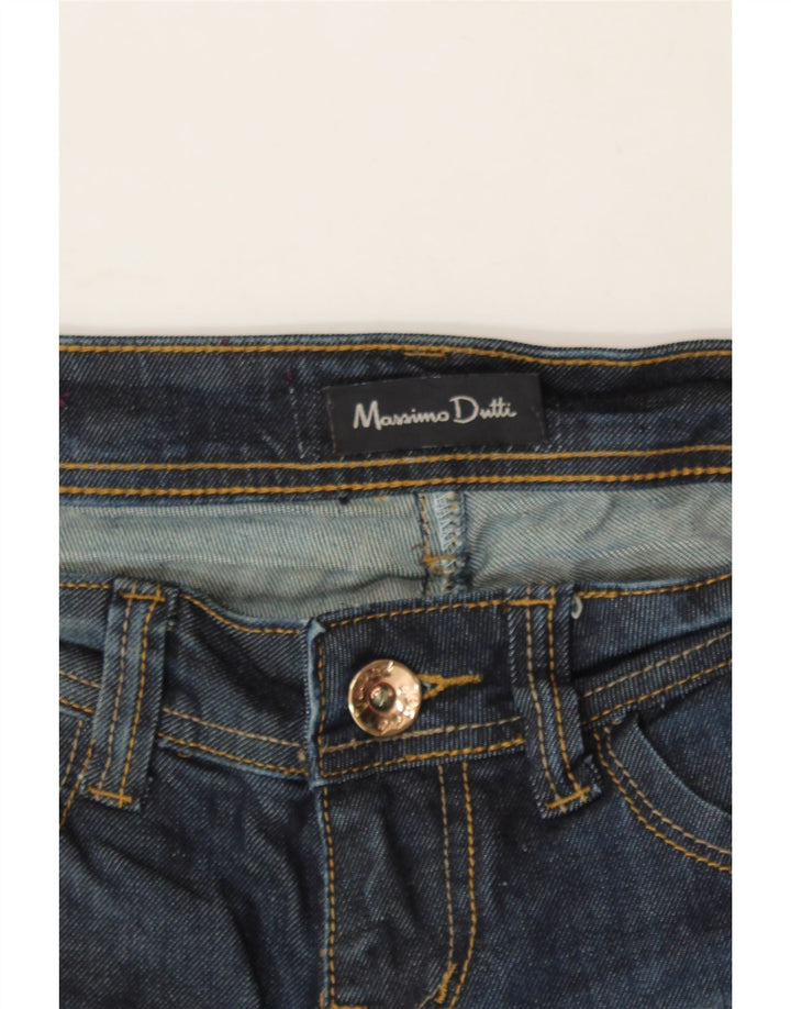 MASSIMO DUTTI Womens Slim Jeans W26 L28 Navy Blue Cotton Vintage Massimo Dutti and Second-Hand Massimo Dutti from Messina Hembry 