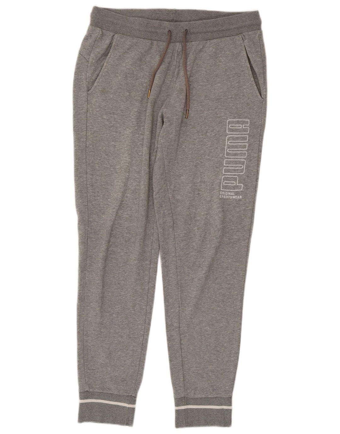 Pantaloni da tuta con grafica PUMA da uomo Joggers grigio medio chiazzato