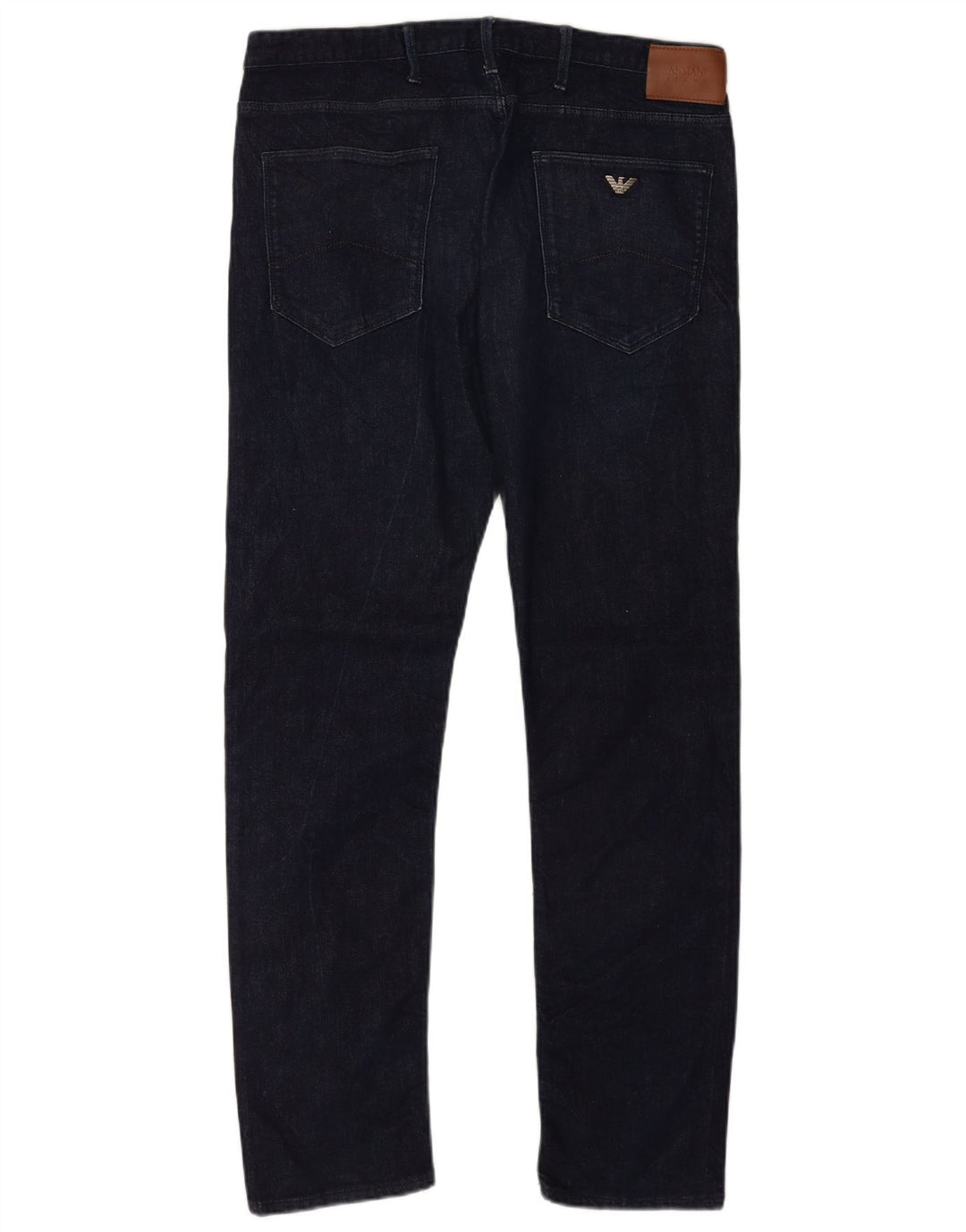 Jeans slim da uomo Armani W36 L34 cotone blu navy