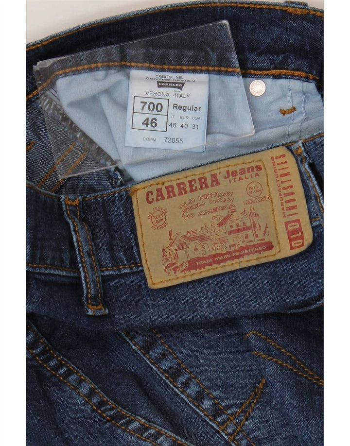 Jeans dritti da uomo Carrera 700 vestibilità regolare W31 L33 cotone blu