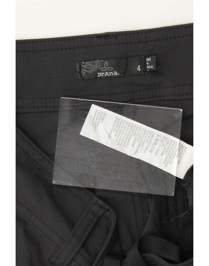 PRANA Womens Bermuda Shorts US 4 Small W30 Black Nylon Vintage Prana and Second-Hand Prana from Messina Hembry 