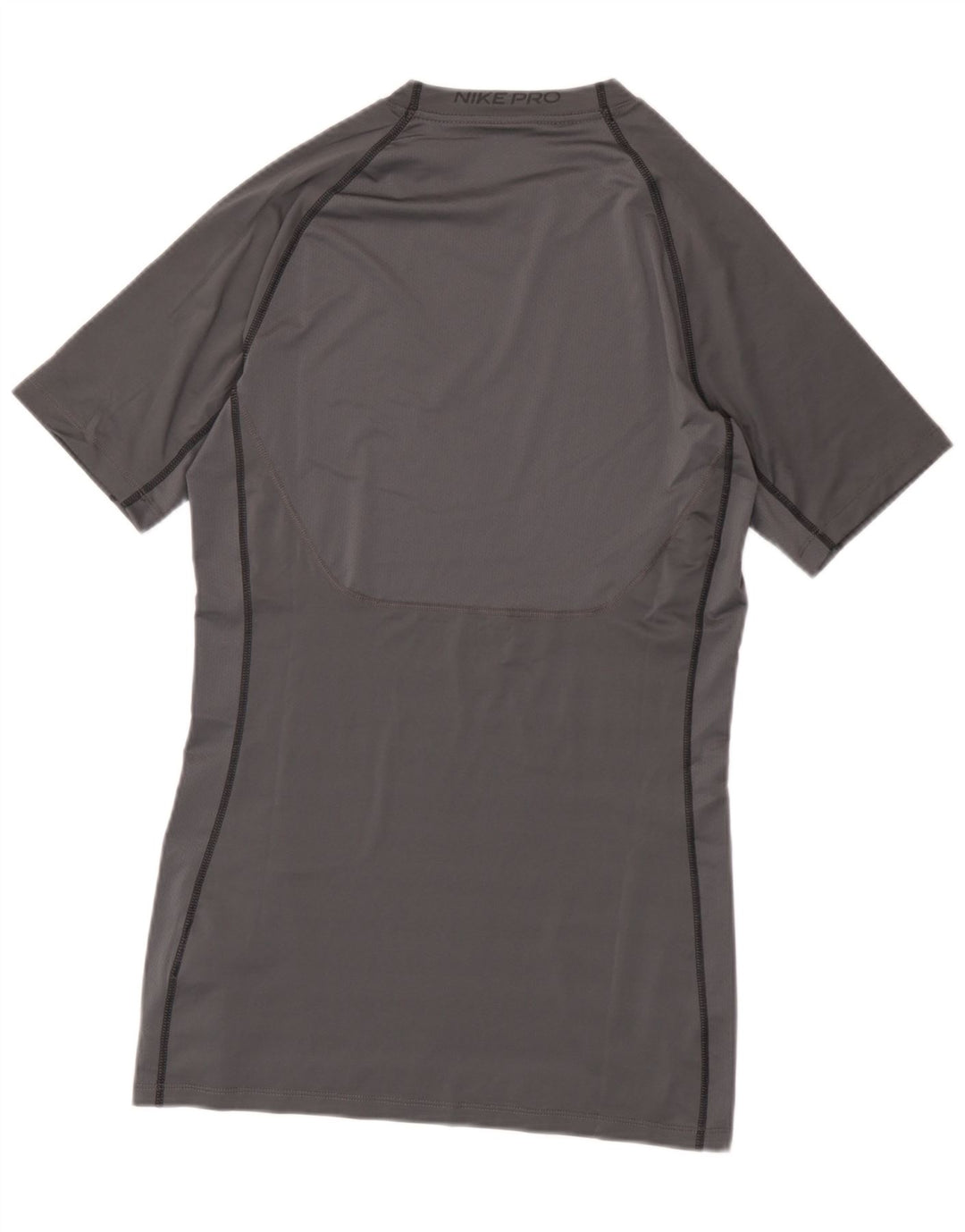 T-shirt grafica Nike Dri Fit Slim Fit da uomo, grande, in poliestere grigio