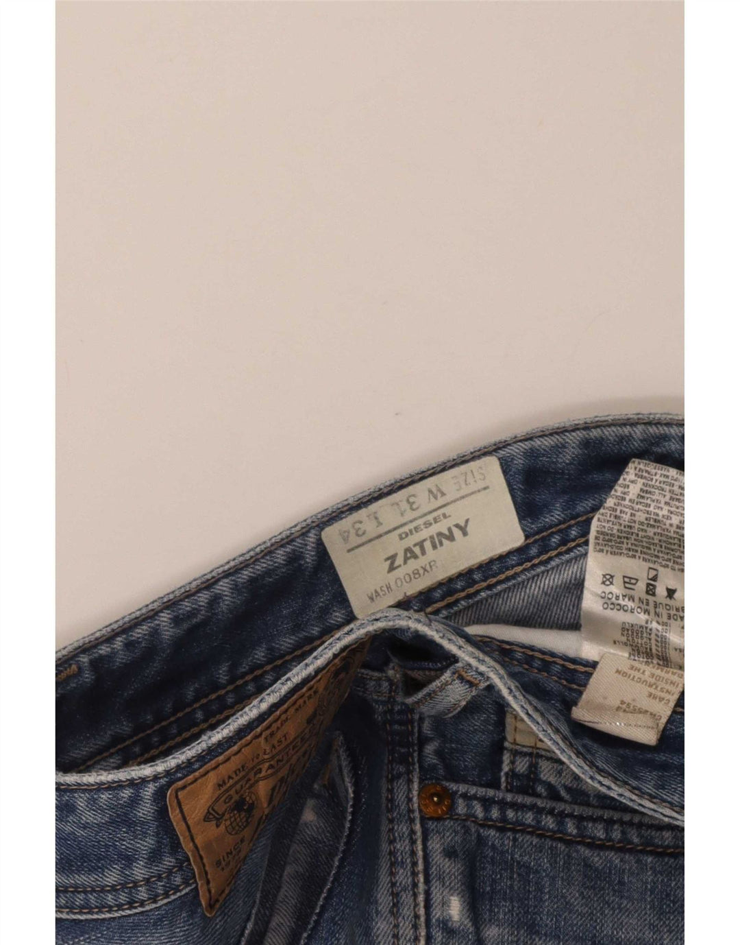 Jeans larghi da uomo Diesel W31 L34 cotone blu