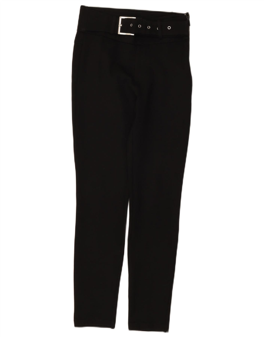 Pantaloni chino slim da donna ZARA piccoli W26 L27 neri
