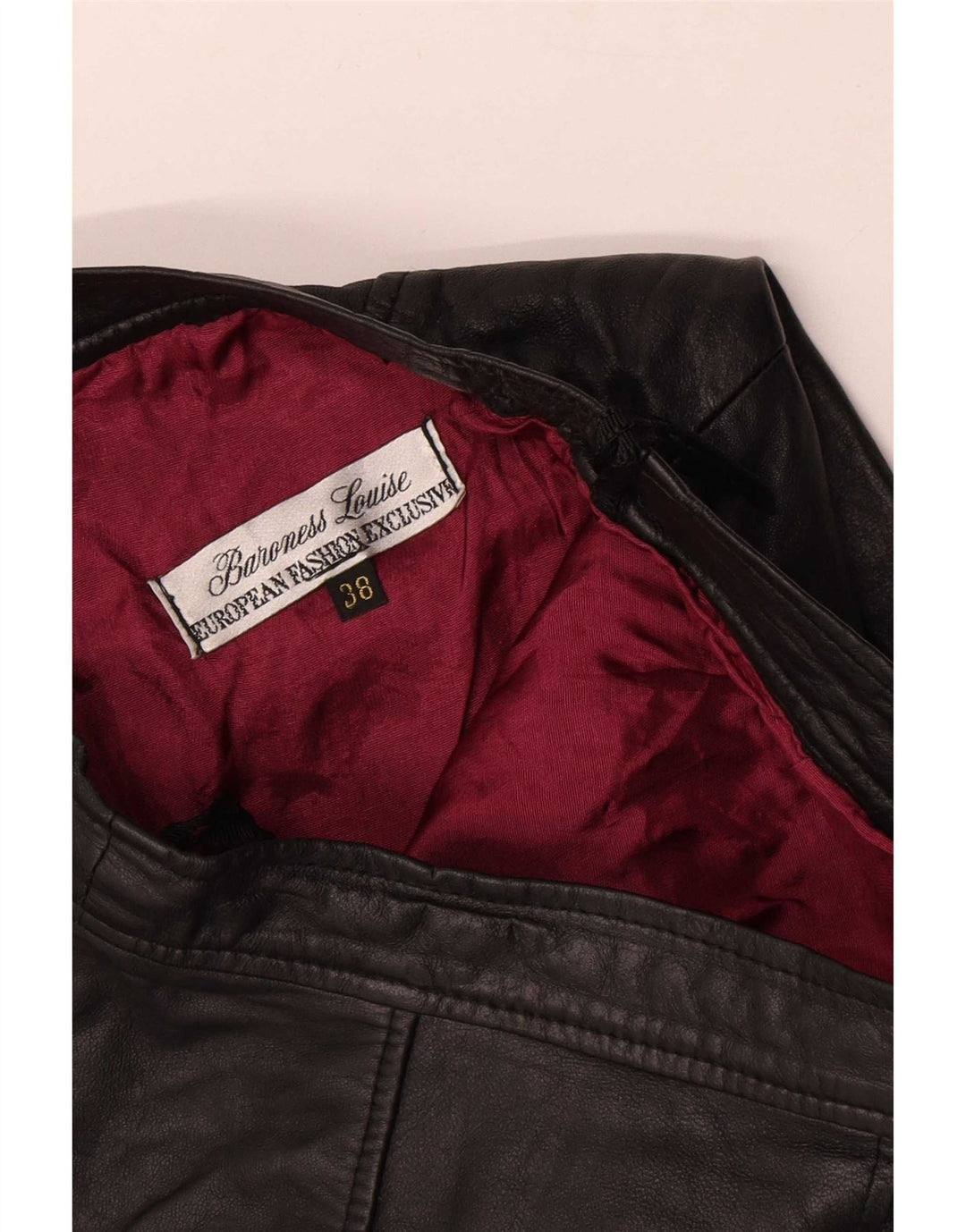 Gonna dritta da donna vintage EU 38 media W26 nera