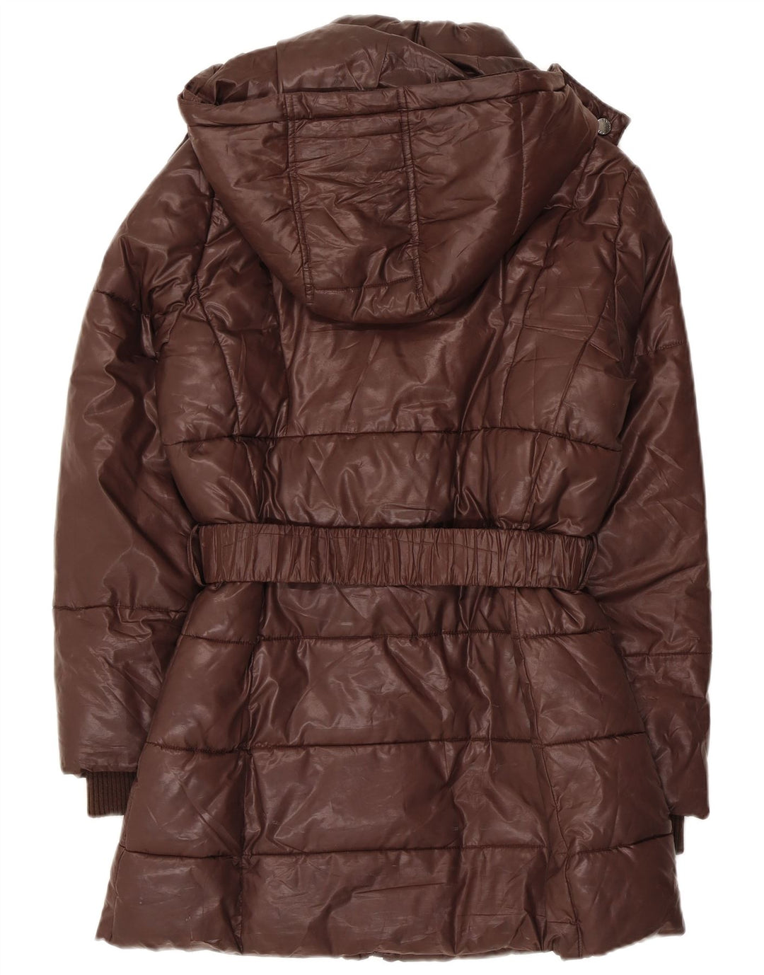Cappotto imbottito con cappuccio da donna Gaudi IT 42 Poliestere marrone medio