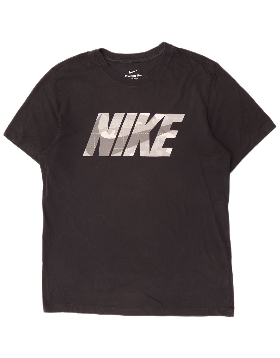 T-shirt grafica Nike Dri Fit da uomo, colore nero medio