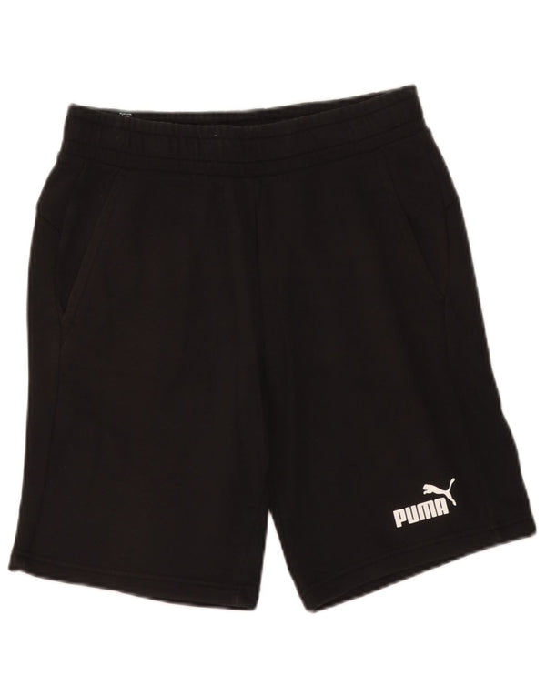 Pantaloncini sportivi da uomo Puma medio cotone nero