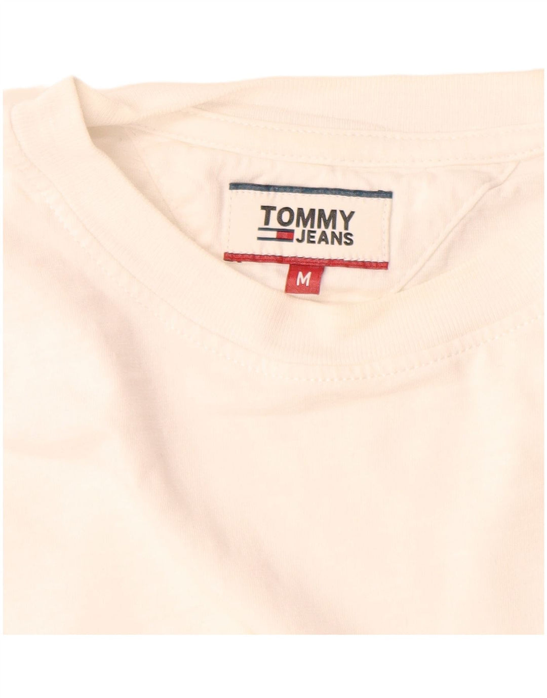 Tommy Hilfiger Uomo Graphic Top Manica Lunga Bianco Medio