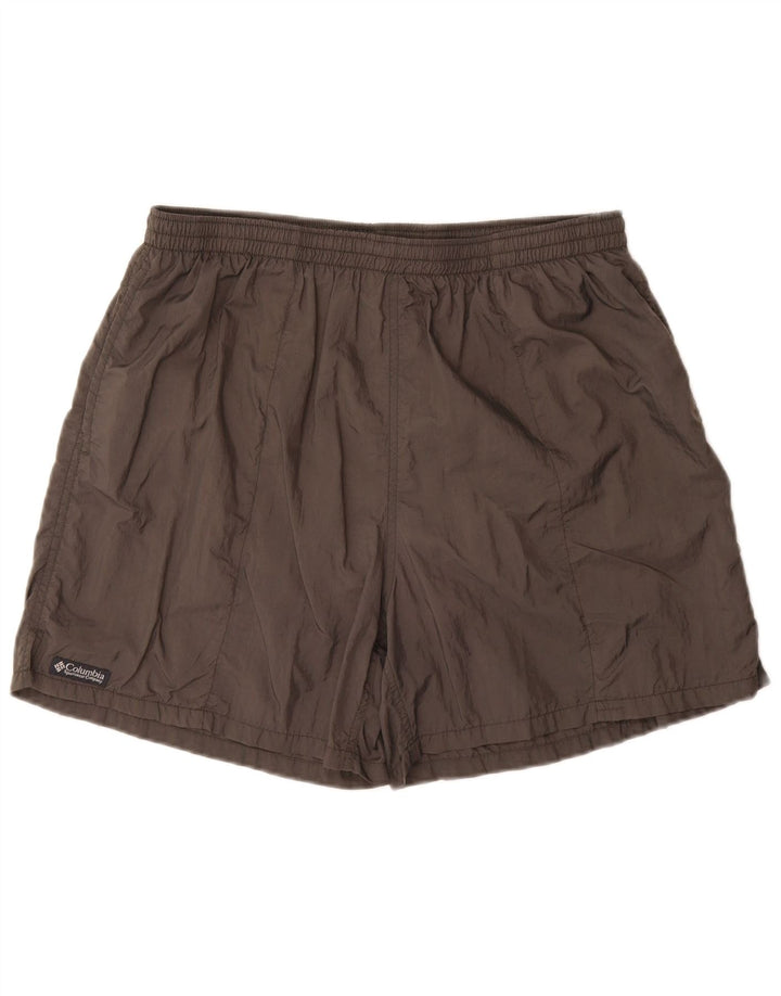 Pantaloncini da bagno Columbia da uomo grandi in poliestere grigio