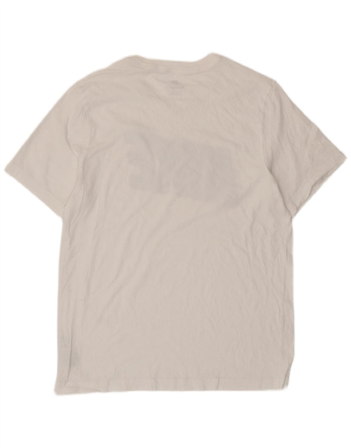 T-shirt grafica da uomo Nike Top grande in cotone bianco