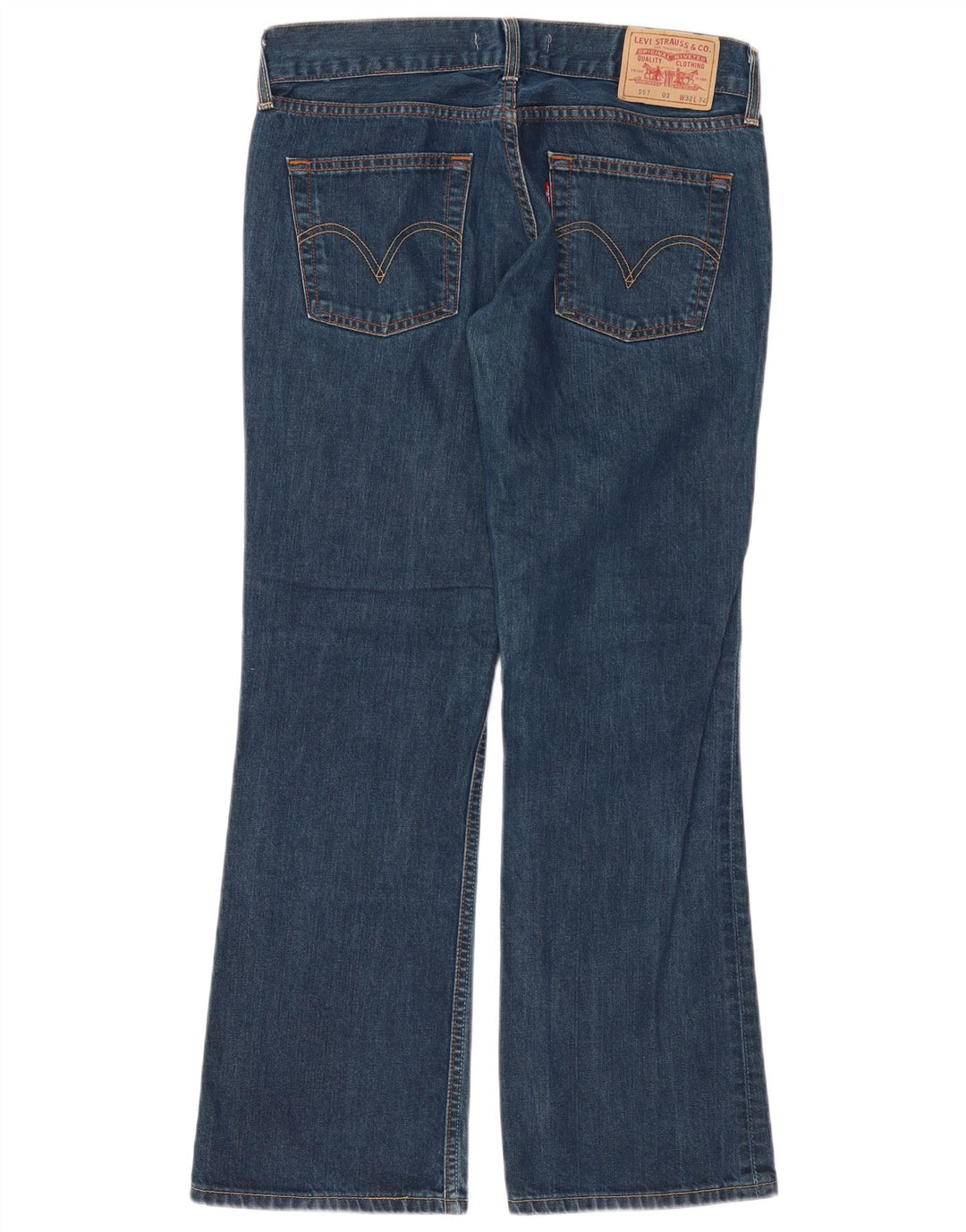 Jeans Levi's 557 Bootcut da donna W32 L32 in cotone blu