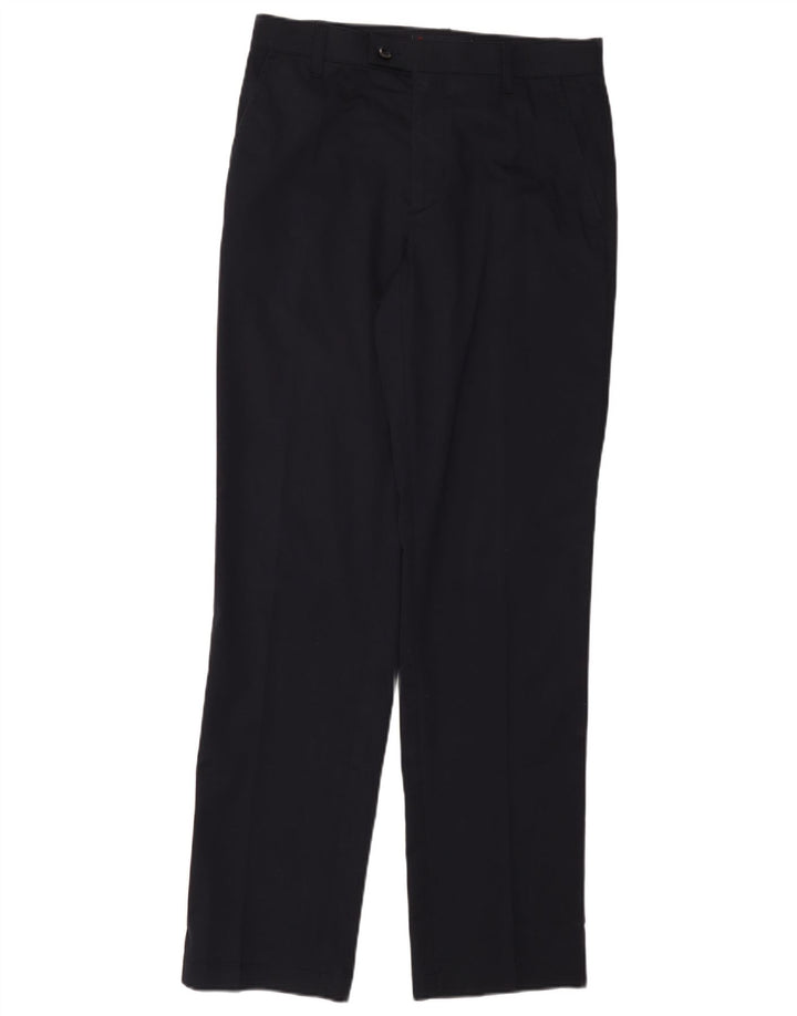 CONTE OF FLORENCE Pantaloni da Abito Uomo IT 48 Medio W32 L33 Blu Navy