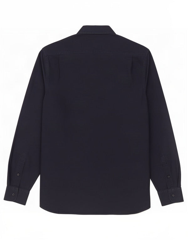 Camicia Reiss da uomo slim fit grande in cotone blu navy
