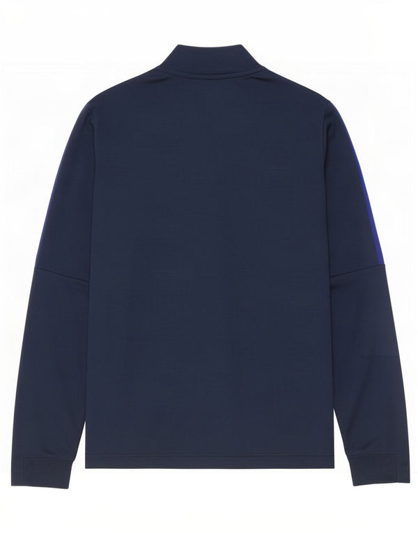 Giacca da ginnastica da uomo Nike Belfast Met, piccola, color block blu navy