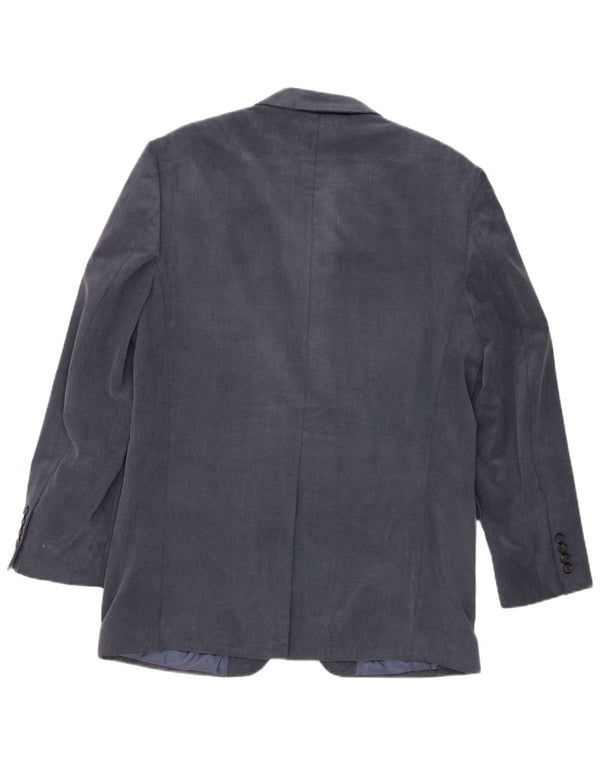 Giacca blazer a 2 bottoni da uomo Marks & Spencer UK 40 medio blu navy
