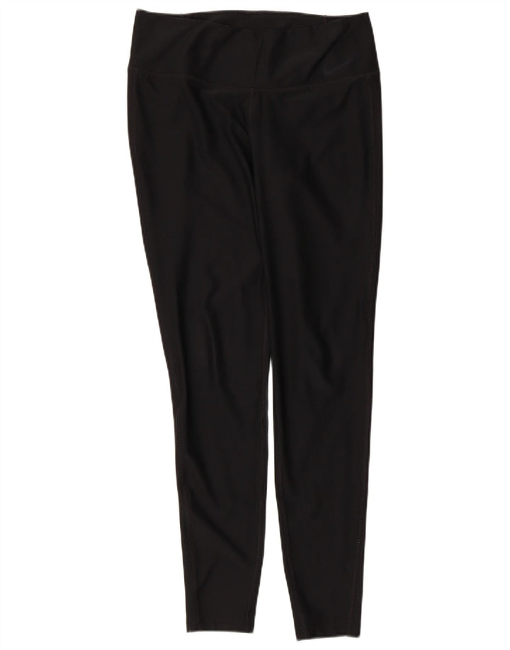 Leggings NIKE Dri Fit da donna UK 14 poliestere nero medio