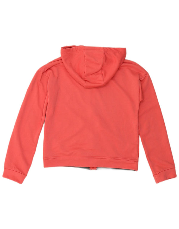 Felpa con cappuccio e zip grafica Nike Dri Fit per ragazze 13-14 anni Colorblock rosa