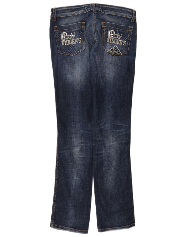 Jeans dritti da donna Roy Rogers W32 L34 Blu navy
