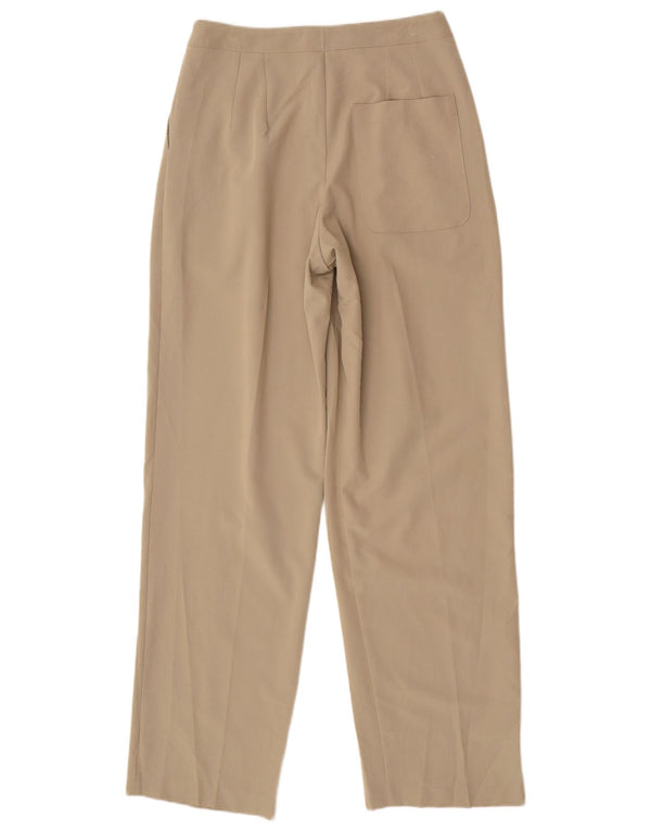 Pantaloni casual con pegged da donna Topshop UK 8 Small W26 L31 Poliestere beige