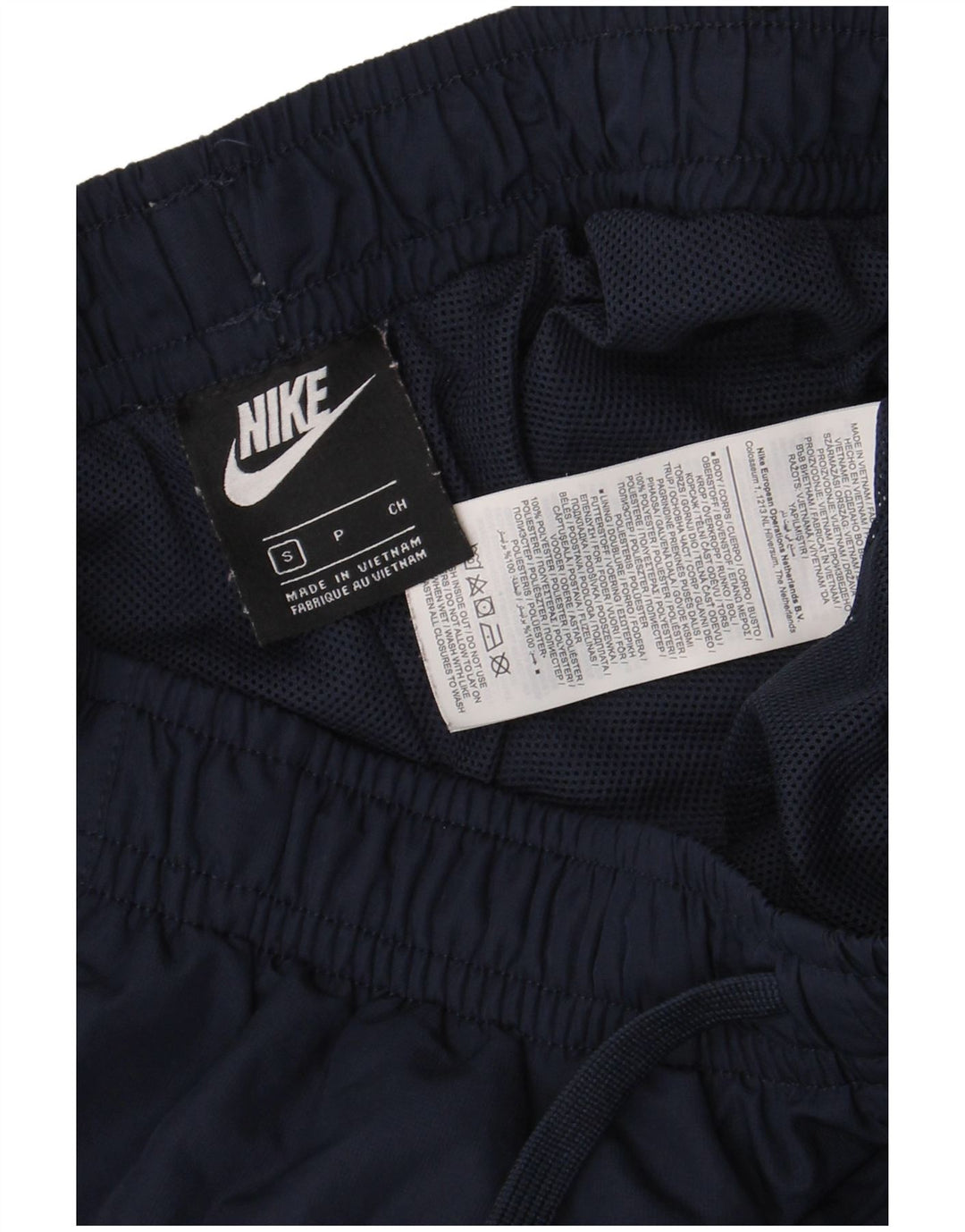 Pantaloni da tuta da uomo Nike Joggers piccoli in poliestere blu navy