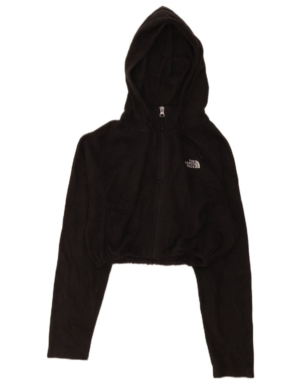 Giacca in pile con cappuccio corto da donna The North Face UK 16 grande poliestere nero