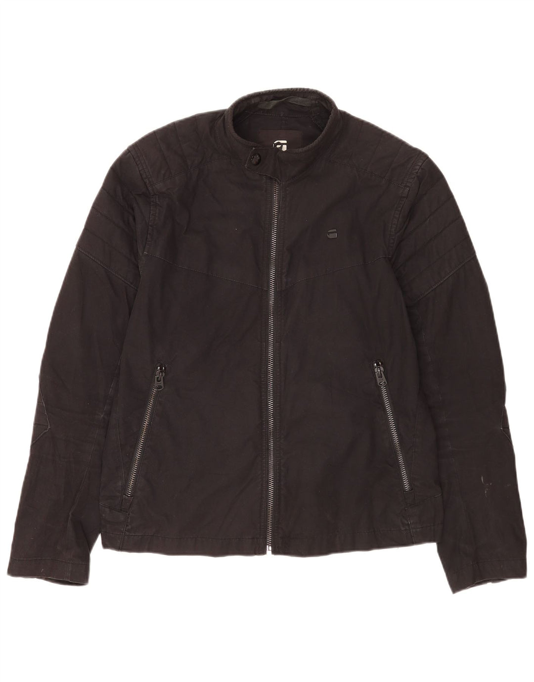 Giacca da pilota da uomo G-Star UK 40 grande cotone nero