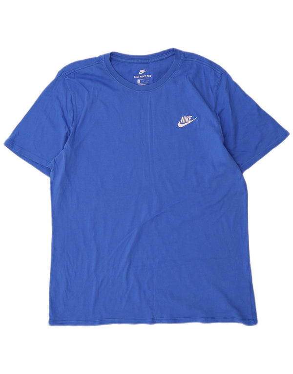 T-shirt da uomo Nike Top Large in cotone blu