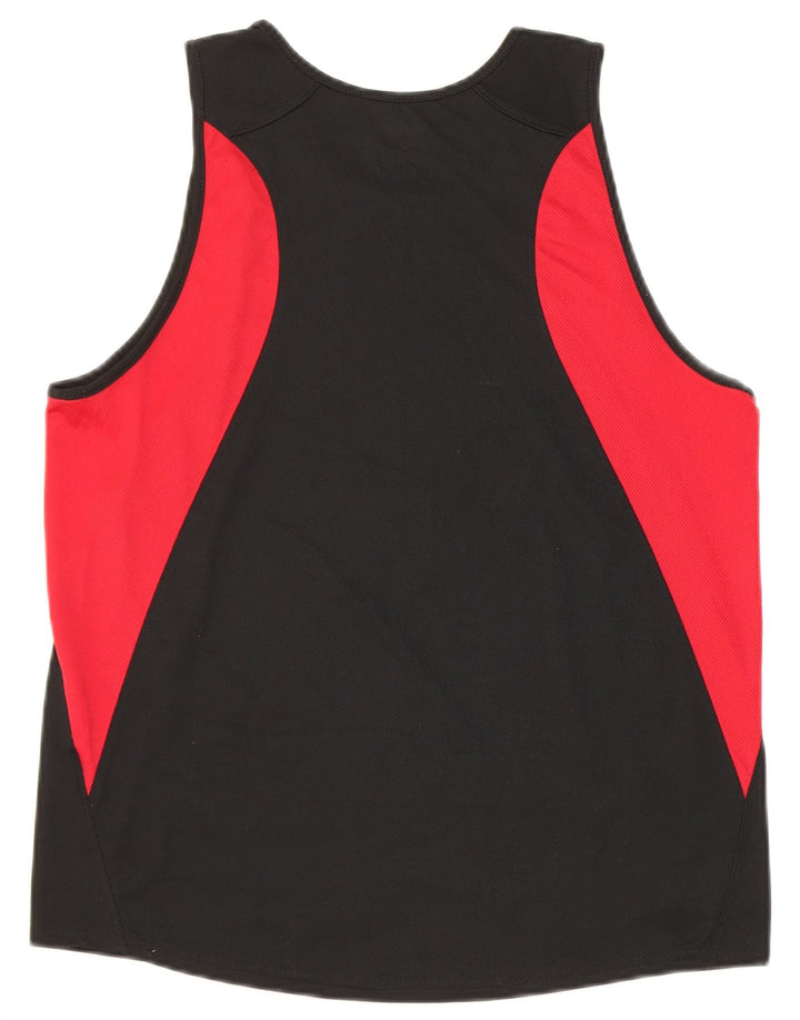 Canotta Nike da uomo color block medio nero