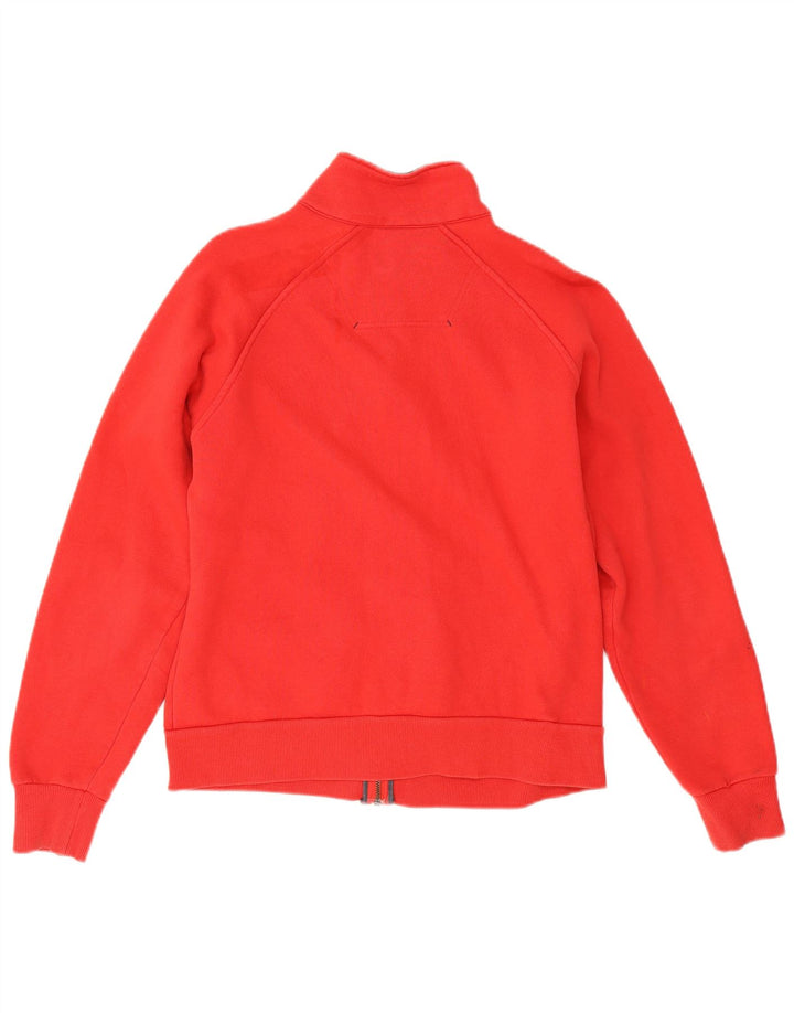 Giacca da ginnastica da donna Sergio Tacchini UK 14 cotone rosso medio