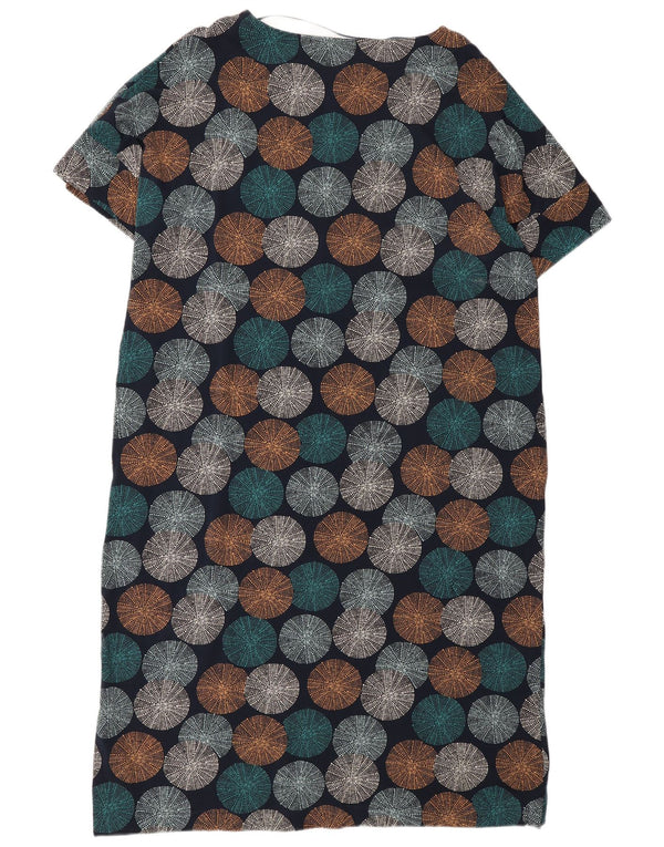 Abito a trapezio da donna Seasalt UK 20 2XL Cotone geometrico blu navy