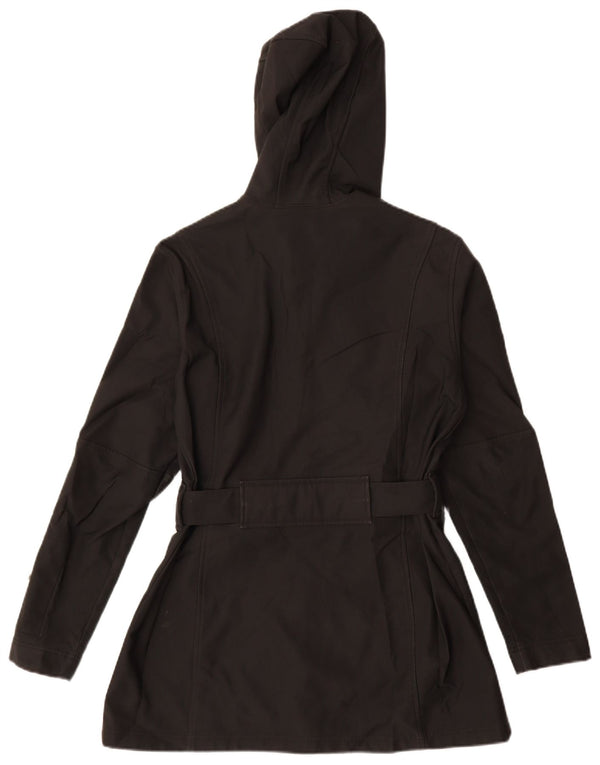 Giacca a vento con cappuccio da donna NIKE UK 12 Medium Nero Poliestere