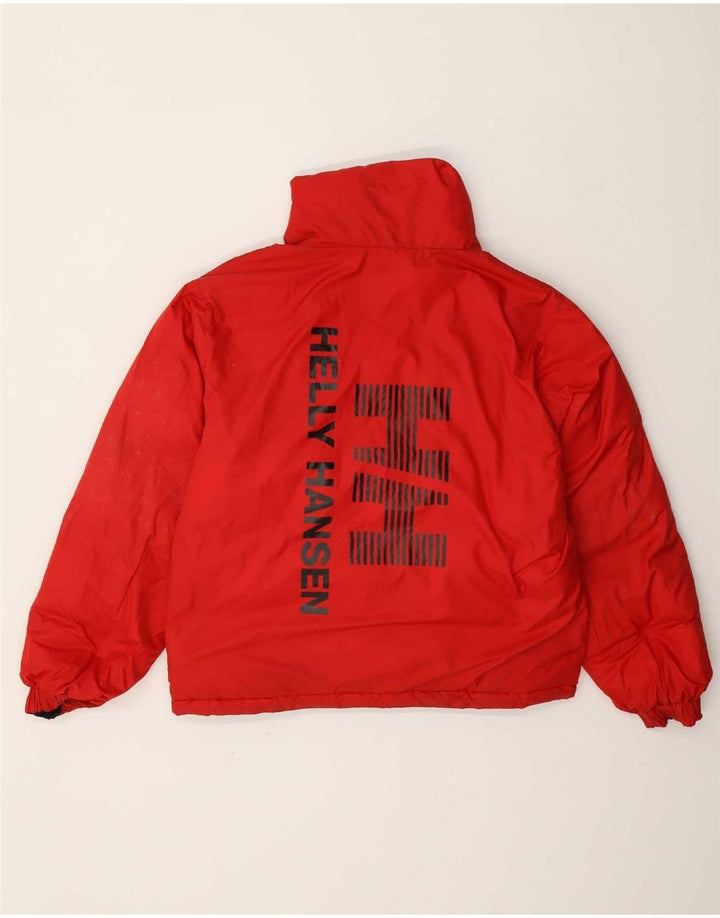 Giacca imbottita con grafica oversize da donna Helly Hansen UK 10 piccola nera