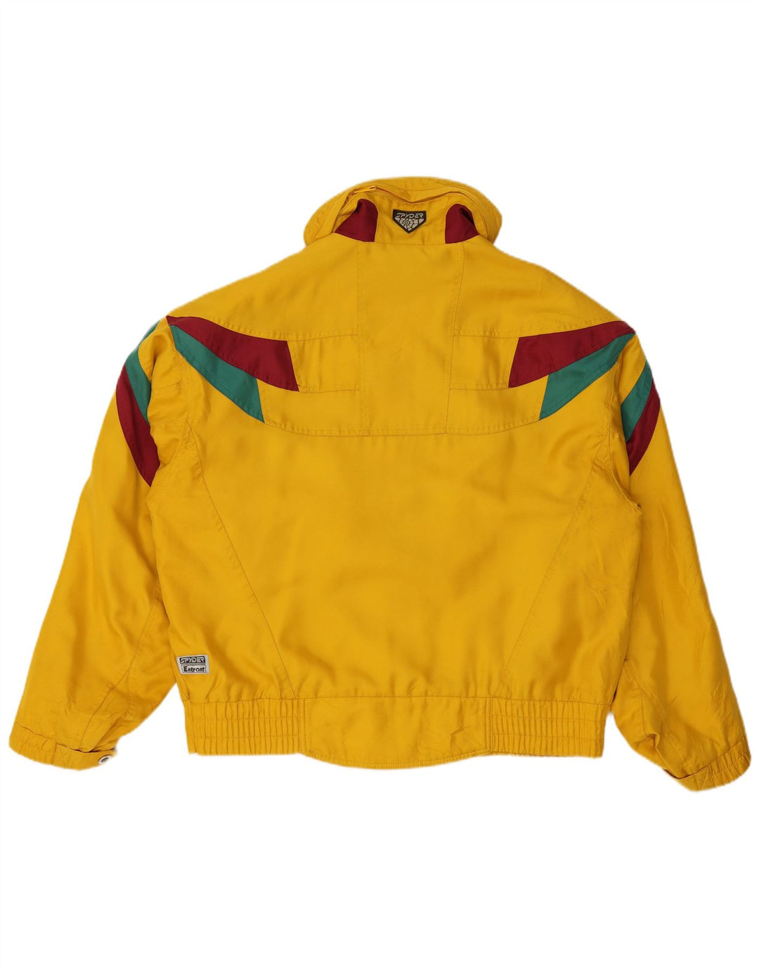 Giacca da sci da uomo SPYDER UK 42 XL Poliestere color block giallo