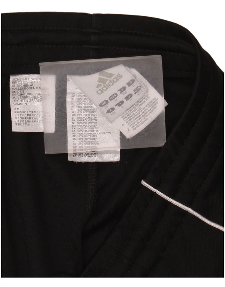 Pantaloni da tuta da uomo Adidas Large neri in poliestere