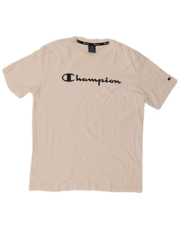 T-shirt grafica da uomo Champion Top XL bianca