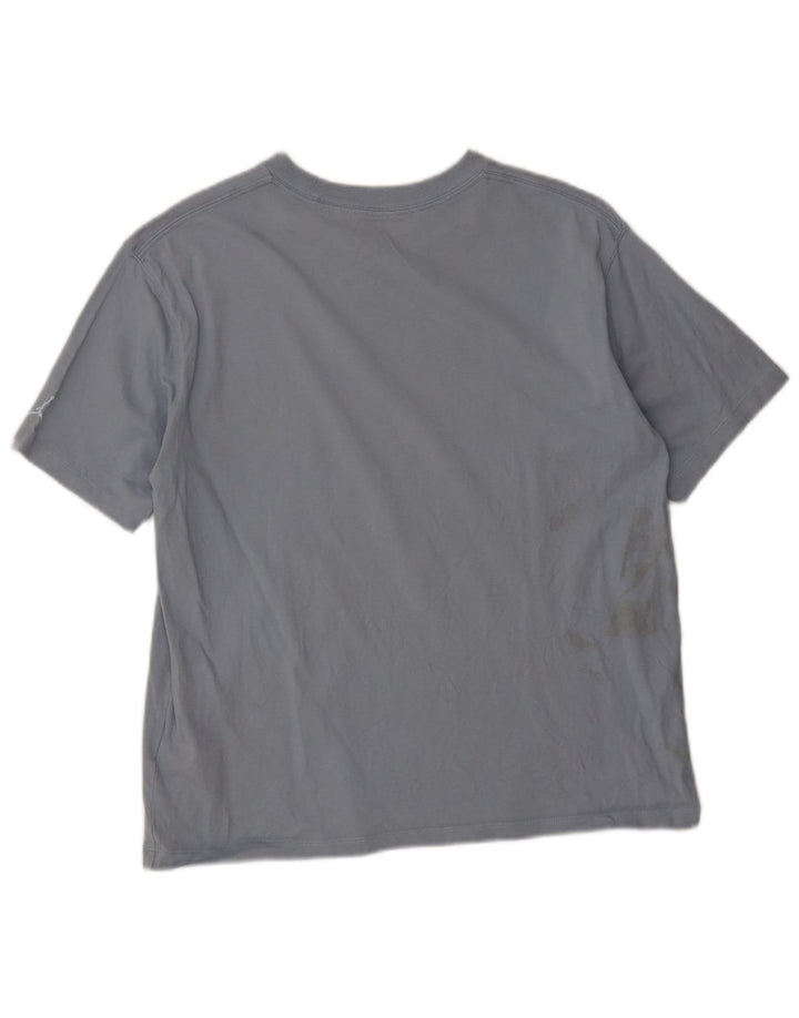 T-shirt grafica oversize Jordan da donna, taglia UK 10, piccola, in cotone grigio