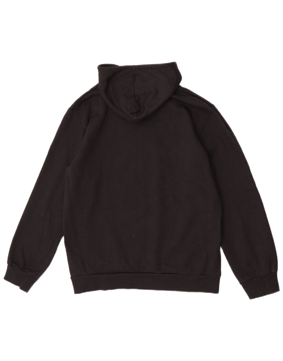 Felpa con cappuccio grafica da donna Kappa grande in cotone nero