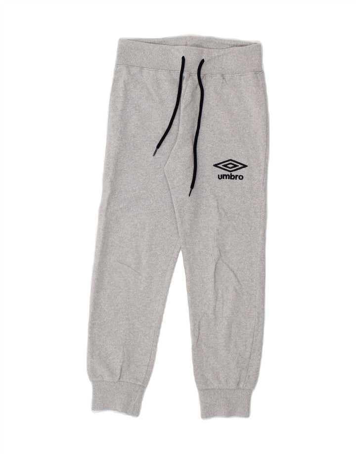 UMBRO Boys Tracksuit Trousers Joggers 5-6 Years Grey Cotton Vintage Umbro and Second-Hand Umbro from Messina Hembry 