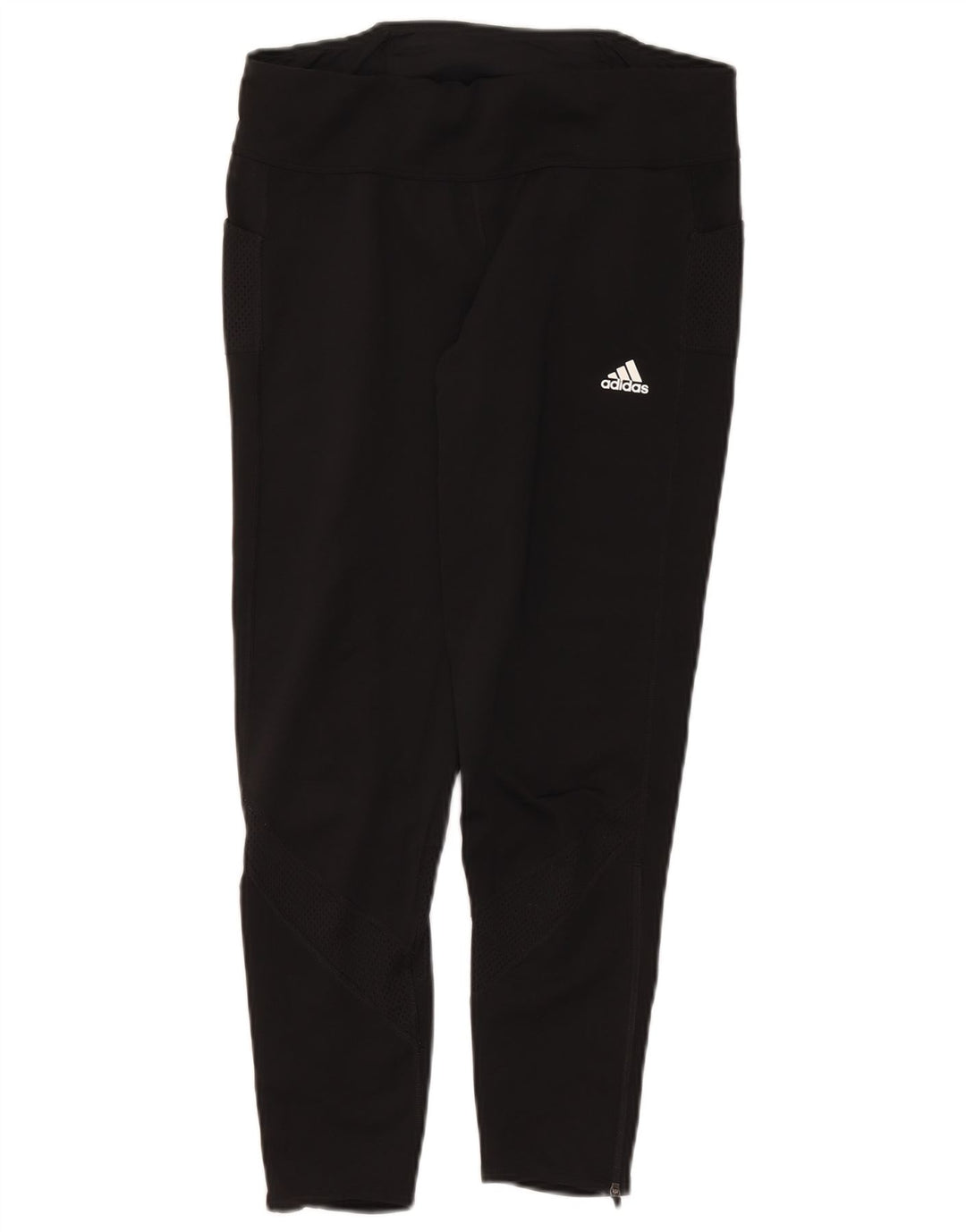 Leggings ADIDAS Aeroready da donna UK 16/18 Large Nero Poliestere