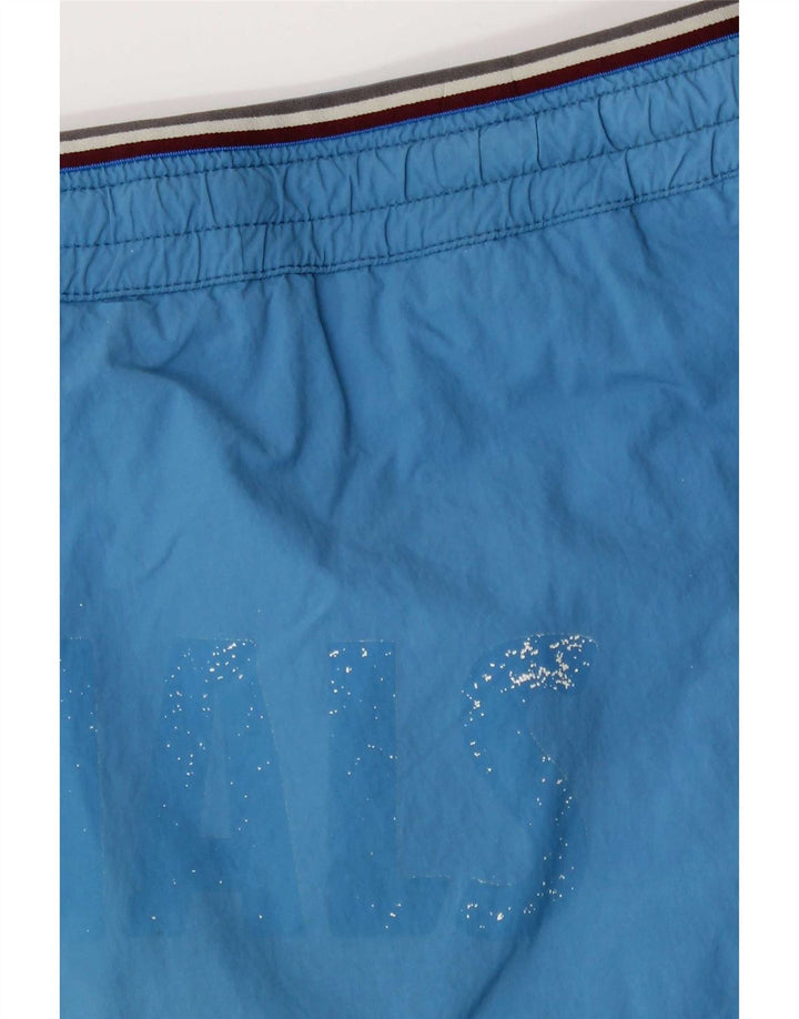 Pantaloncini da bagno grafici da uomo Colmar IT 50 Large nylon blu