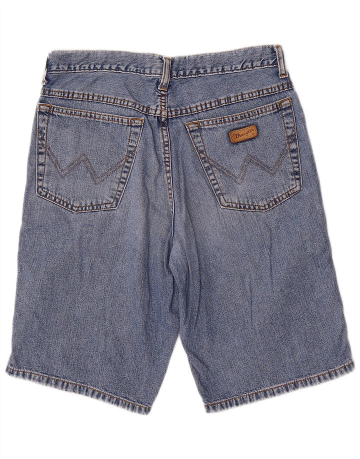 Pantaloncini di jeans da uomo Wrangler W28 Blu medio