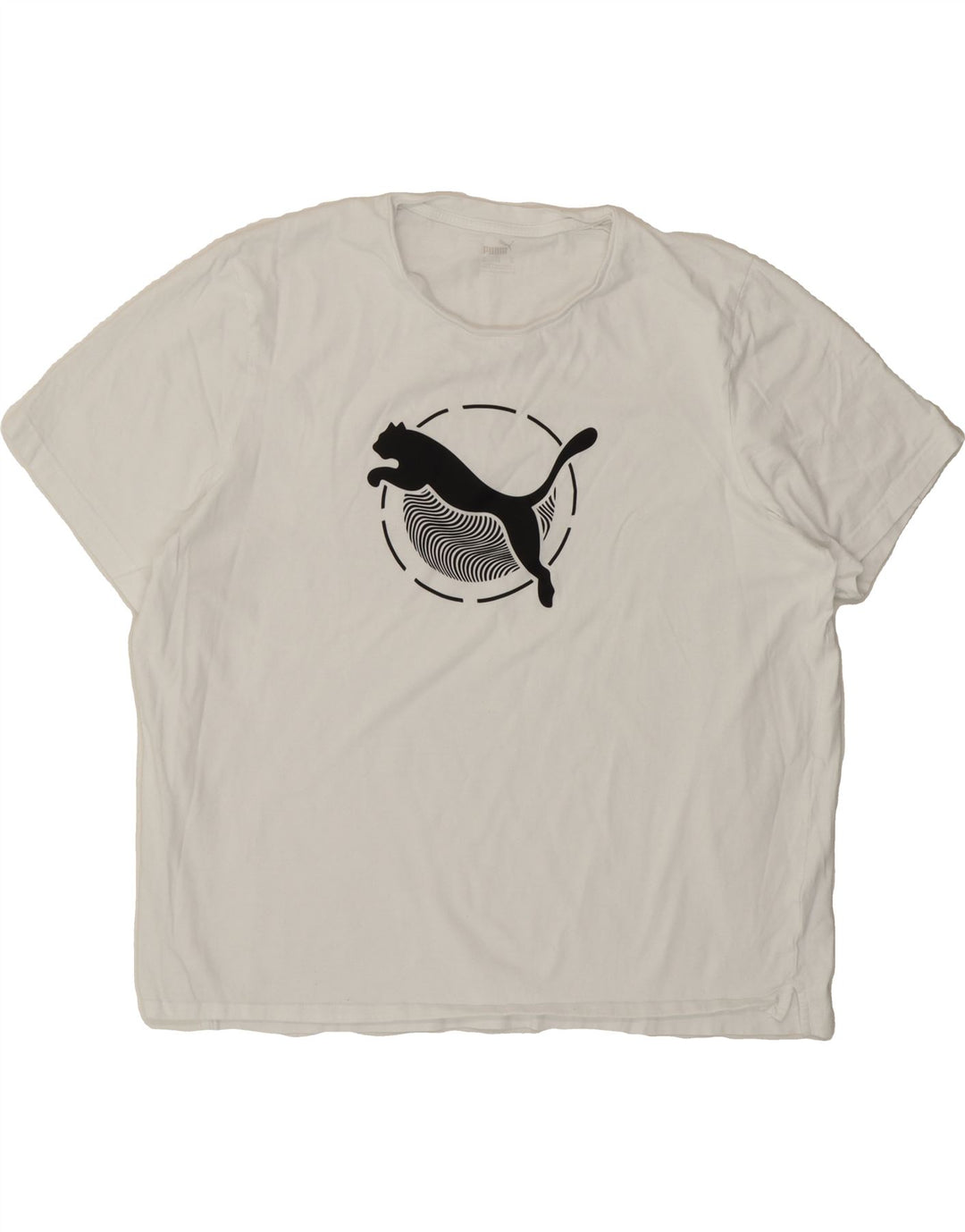 PUMA Womens Graphic T-Shirt Top UK 18 XL White Vintage Puma and Second-Hand Puma from Messina Hembry 