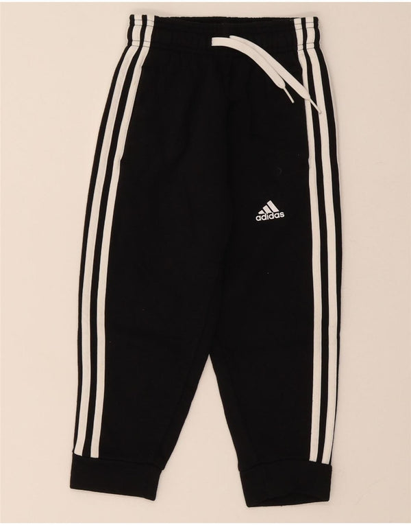 Pantaloni della tuta da ragazzo Adidas Joggers 5-6 anni in cotone nero