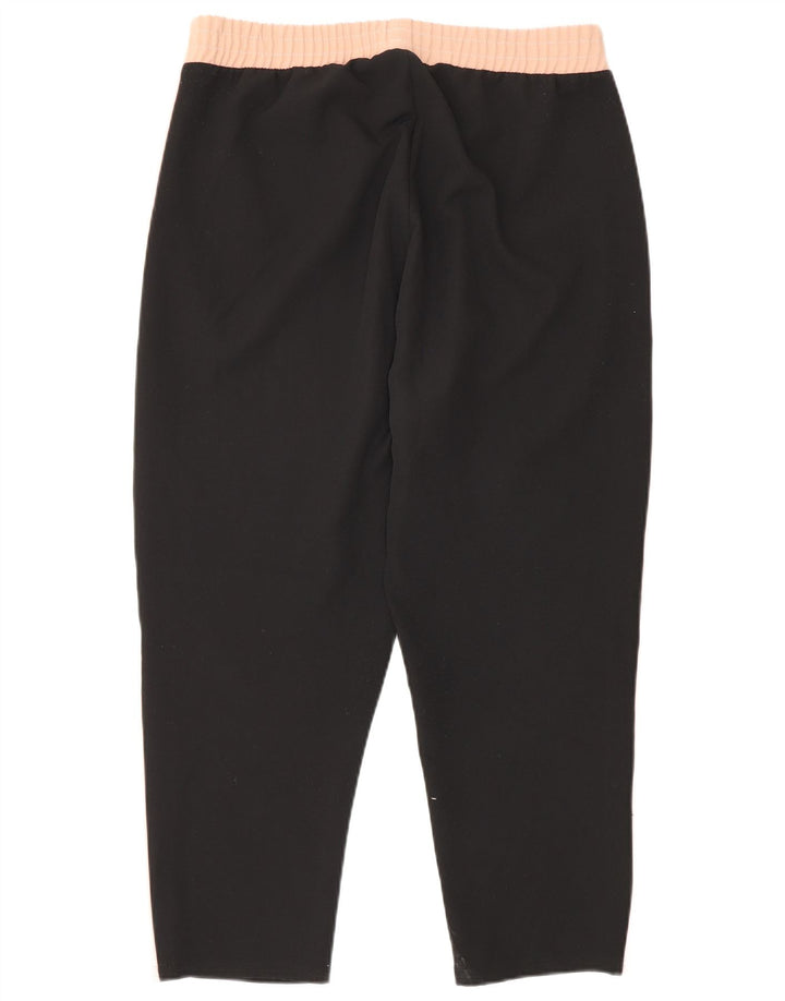 Pantaloni da tuta corti da donna Zara UK 12 Medium Black Colourblock