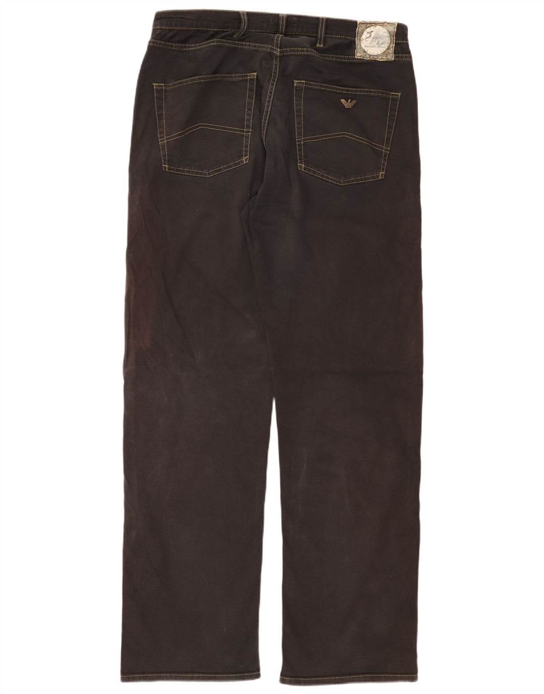 Jeans dritti da uomo ARMANI W36 L34 neri