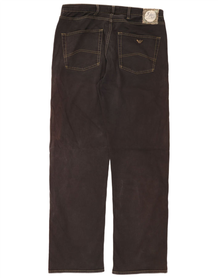 Jeans dritti da uomo ARMANI W36 L34 neri