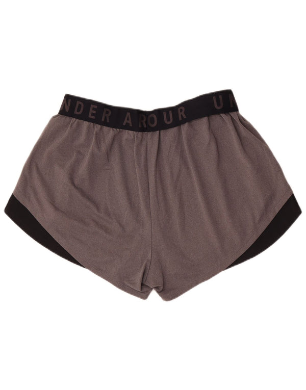Pantaloncini sportivi Under Armour da donna Heat Gear UK 18 XL Grigio Colourblock